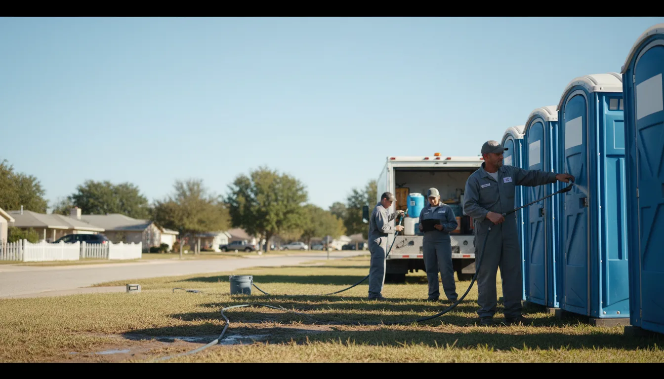 Long-Term Portable Toilet Rental in Stinnett, TX near me